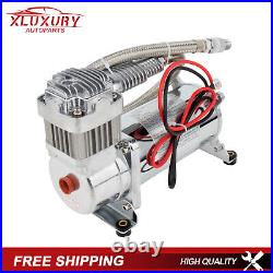 200PSI 12V Dual Chrome 440C Air Compressor Kit For Train Horn air bag suspension