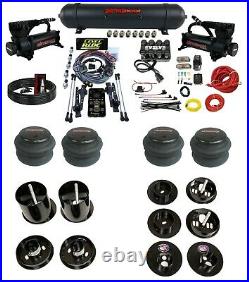 3 Preset Heights Complete Bolt On Air Ride Suspension Kit Fits 1965-70 Cadillac