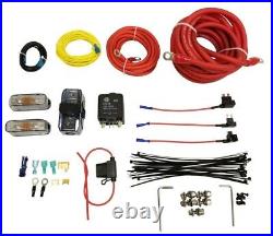 5 gallon raw aluminum spun air tank 480 chrome air compressors & wiring kit