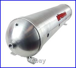 5 gallon raw aluminum spun air tank 480 chrome air compressors & wiring kit