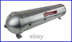 5 gallon spun raw aluminum air tank 480 chrome air compressors & wiring kit