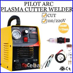 50Amp Plasma Cutter Compressor IGBT Inverter Dual Voltage Pilot ARC Welder Kit