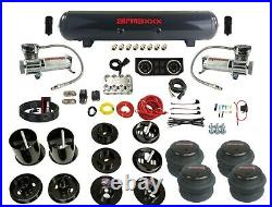 65-70 Cadillac Complete Air Ride Suspension Kit 1/4 Manifold Valve AirBags