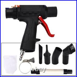 Air Duster Compressor Dual Air Vacuum Blow Suction Guns Kit Pneumatic Cleaner