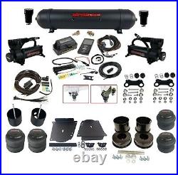 Air Lift 3P 27685 Complete Air Suspension Kit withBlack 580 For 64-72 Chevy A-Body