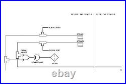 Air Lift Load Controller Dual 25852 Standard Duty Compressor Universal
