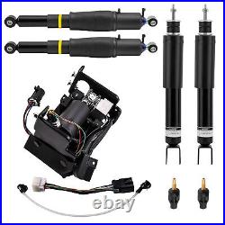 Air Suspension Compressor & Shock Absorber Kit For GMC Yukon XL 1500 Chevy Tahoe