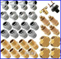 Air Suspension Kit/System for Truck/Car Bag/Ride/Lift Dual Compressor, 4G Tank