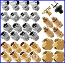 Air Suspension Kit/System for Truck/Car Bag/Ride/Lift Dual Compressor, 5G Tank