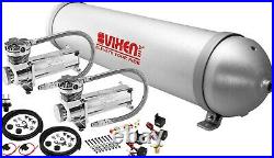 Air Suspension Kit for Truck/Car Bag/Ride, Dual Compressor, 5G Aluminum Tank