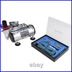 Airbrush Kit With Compressor Multipurpose Airbrush Compressor Set Dual Action Gr