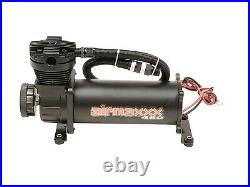 Airmaxxx Black Dual Compressor Wire Kit 5 Gallon Steel 9 port Tank Air Ride