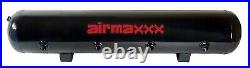 Airmaxxx Chrome 480 Air Compressors 1/2 Valves Air Ride Black 7 Switch Tank