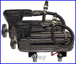 Airmaxxx X-Series Air Compressor Black Dual Pack & 120/150 On/Off PSI Switch