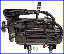 Airmaxxx X-Series Air Compressor Black Dual Pack & 150/180 On/Off PSI Switch