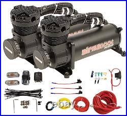 Airmaxxx black 480 dual air compressors & compressor wiring kit