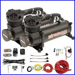 Airmaxxx black 480 dual air compressors & compressor wiring kit