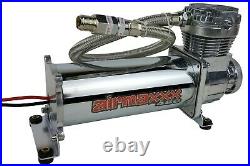 Airmaxxx chrome 480 air compressor & single compressor wiring kit