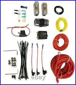 Airmaxxx dual chrome 480 air compressors & dual air compressor wiring kit