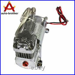 Brand New Air Compressor Kit 440C 12 Volt Carmocar Dual Chrome 440C 200 PSI