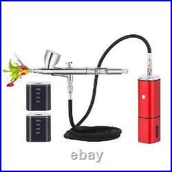 Casubaris Airbrush kit with compressor portable cordless Airbrush kit, Recharg