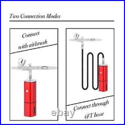 Casubaris Airbrush kit with compressor portable cordless Airbrush kit, Recharg