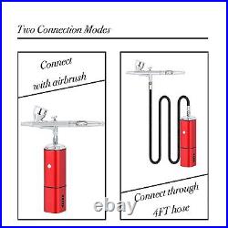 Casubaris Airbrush kit with compressor portable cordless Airbrush kitRecharge