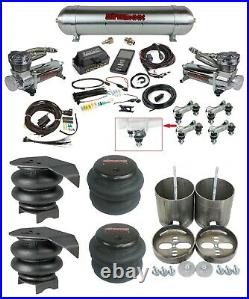 Complete Air Ride Suspension Kit 99-06 1500 27685 3/8 3P AirLift Chrome 480 Bags