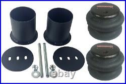 Complete Bolt On 580 Black Air Suspension Kit Manifold Bags For 1965-70 Impala