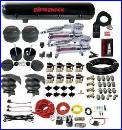 Complete FASTBAG 3/8 Air Ride Suspension Kit AirBags Chrome 88-98 Chevy C15