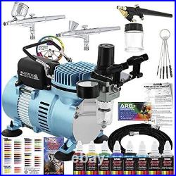 Cool Runner II Dual Fan Air Compressor Professional Airbrushing System 3 Airbrus