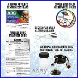 Cool Runner II Dual Fan Air Compressor Professional Airbrushing System Kit wi