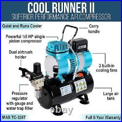 Cool Runner II Dual Fan Air Storage Tank Compressor System Kit with a G22 Gra