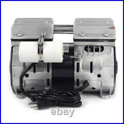 Double-Cylinder Oil Free Oilless Piston Compressor High Flow Vacuum Air Pump kit