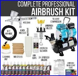 Dual Fan Air Storage Tank Compressor System Kit Airbrush Cool Runner 120 V New