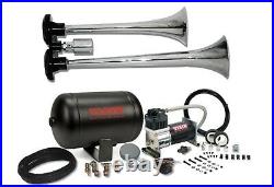 Dual Trumpet Big Truck Air Horn with 150psi VIAIR 280c Compressor 1g Kit Pickup