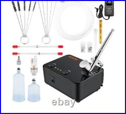 Dual-action Airbrush Kit Multifunctional Airbrush System Compressor 0.3mm