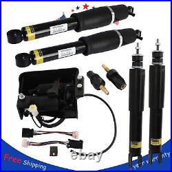 Front & Rear Air Shocks Struts + Compressor for Cadillac Escalade Suburban Yukon