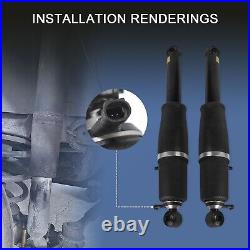 Front & Rear Air Shocks Struts + Compressor for Cadillac Escalade Suburban Yukon