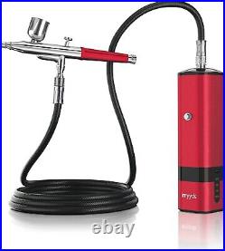 Handheld Mini Rechargeable Airbrush Kit Dual Action Airbrush Compressor Set