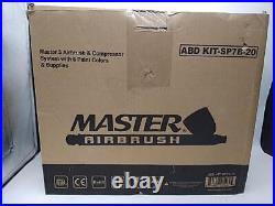Master 3 Airbrush Dual Fan Air Compressor ABD KIT-SP7B-20