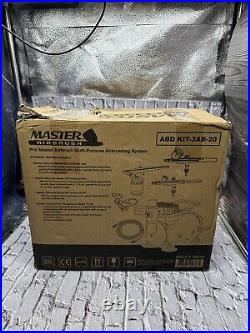 Master Airbrush 1/5 HP Cool Runner Dual Fan Air Compressor Model ABD KIT-3AB-20