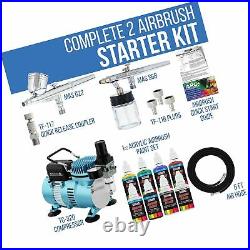 Master Airbrush Cool Runner II Dual Fan Air Compressor Airbrushing System Kit