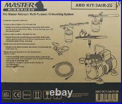 Master Airbrush Cool Runner II Dual Fan Air Compressor System (ABD KIT-3AIR-20)