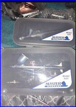 Master Airbrush Cool Runner II Dual Fan Air Compressor and Airbrushing System