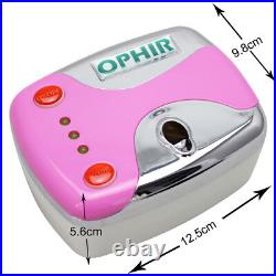 New OPHIR 12x Nail Inks Airbrushing 0.3mm Airbrush Kit with Compressor Nail Set