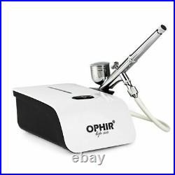 OPHIR Airbrush Kit with Air Compressor & Cleaning Tools & Bag Air brush Spray