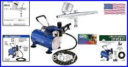 Precision Dual-Action Airbrush Kit with Powerful Compressor Versatile Tool Set