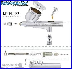 Precision Dual-Action Airbrush Kit with Powerful Compressor Versatile Tool Set