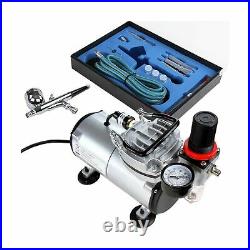 TIMBERTECH Airbrush Kit, Multi-purpose Airbrush Compressor Set, Dual Action G